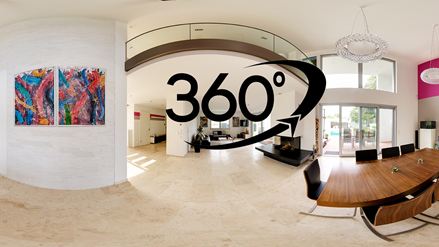 Forhåndsvisning af billede 360° panoramatur Travertin Classic Light