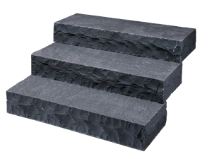 Bloktrin basalt Takeda præget eksponeret