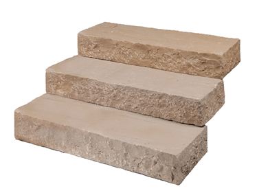 Blokér trin af sandsten Modak udsat