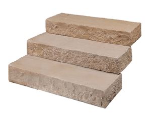 Blokér trin af sandsten Modak udsat