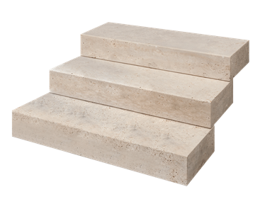 Bloktrin Travertine Medium Select valgfrit