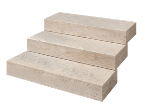 Bloktrin Travertine Medium Select valgfrit