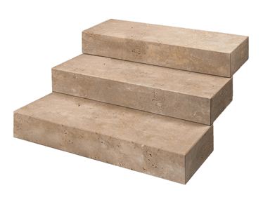 Bloktrin Travertin Noce eksponeret