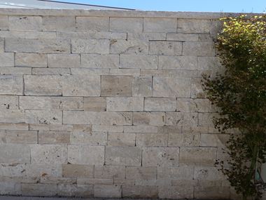 Mursten Travertine Medium Select Rustic Udsigt til væg