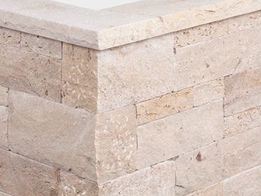 Tarvertine Medium Select Rustic mursten skåret til i størrelse