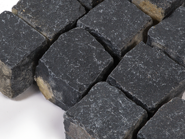 Belægningssten Basalt Sombra 8x9x9cm Detaljerede lysere områder