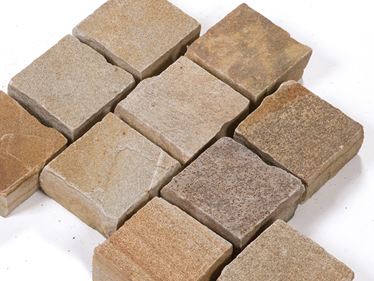 Belægningssten af kvartsit Irish Gold Detail