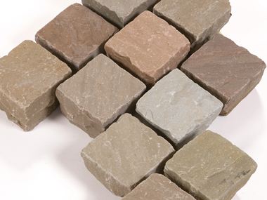 Belægningssten i sandsten Granada 10x10x8cm