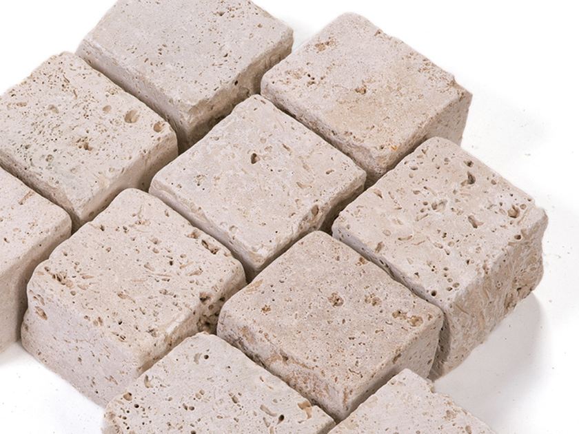 Travertin Medium Select Belægningssten Detail