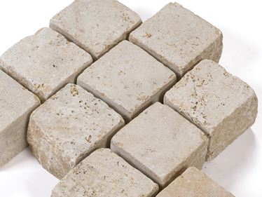 Travertin Medium 10x10x8 cm Belægningssten