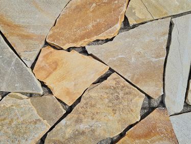 Polygonale plader af kvartsit Irish Gold