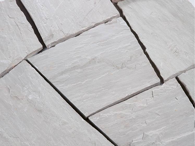Polygonale plader Sandsten Kandla Grey