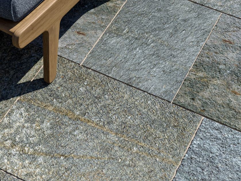 Terrasseplade gnejs Luserna skråtstillet