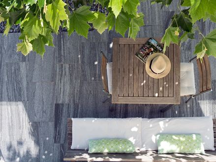 Granit Urban Grey Line terrasse fra oven