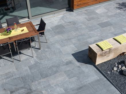 Fugleperspektiv på Blaustein Azurs terrasse