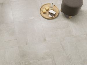 Bordplader i Concrete Stone-look med skammel, bakke og sæbe