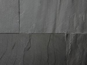 Nærbillede af Black Rusitc-skifer