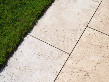 Travertinplader Medium Line Plæne