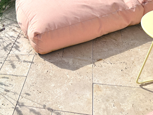 Travertine Select terrasseplader: et udvalg af høj kvalitet Bord i galleriet