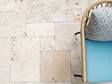Travertinplader Rustic stol fra oven