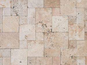 Fugleperspektiv på Travertin Rustik terrasse i romersk bindingsværk