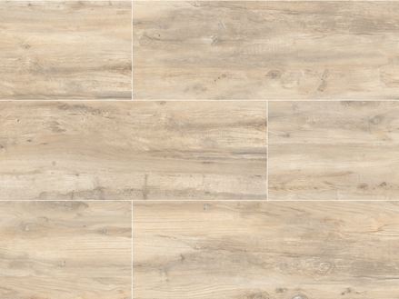 Fliser i træ-effekt af porcelænsstentøj Canada Sky fra oven