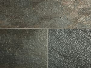 Deoli Green kvartsitflise med indeslutninger