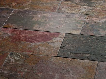 Flise Peacock Multi Colour side nærbillede