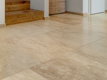 Indgangsområde Travertinfliser Ivory Classic