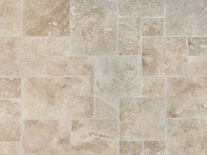 Travertin Ivory Cream fliser fra oven