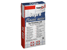 En pose hvid, fleksibel lim