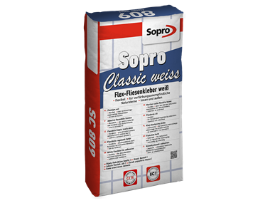 En pose hvid, fleksibel lim