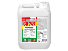 En spand primer til lægning af fliser