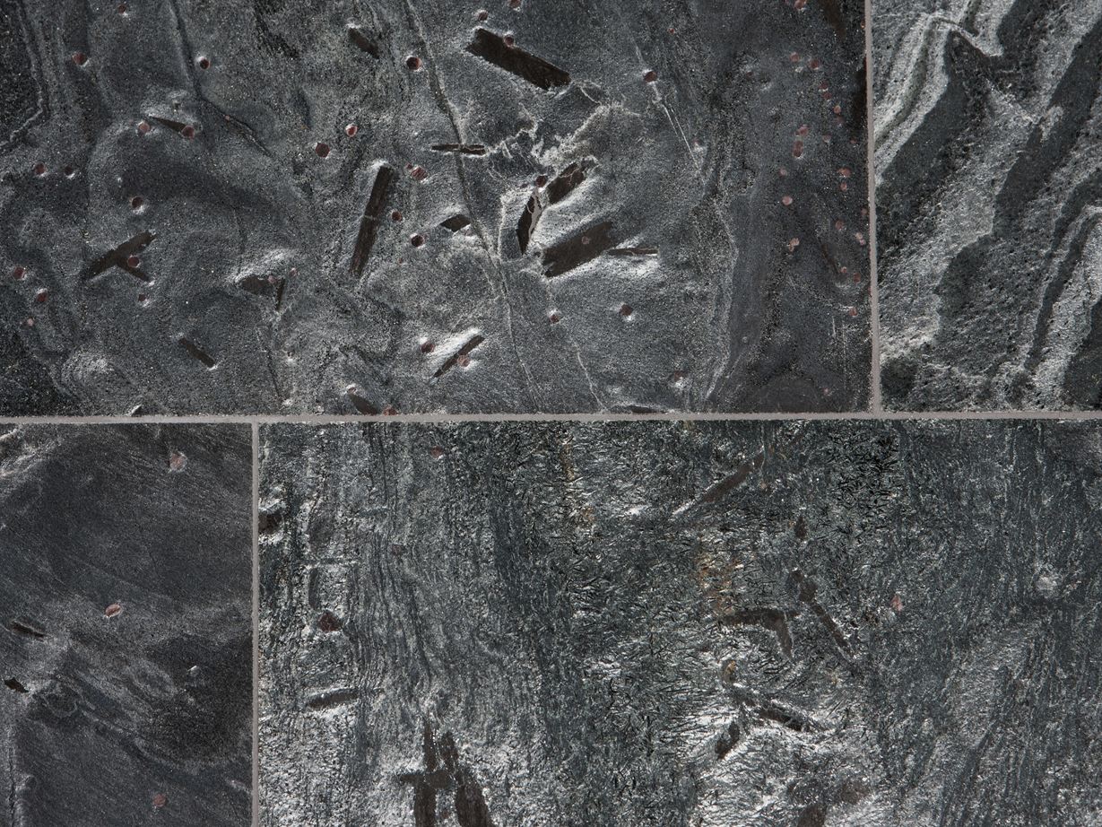 Silver Grey Fliser, nærbillede af fuger