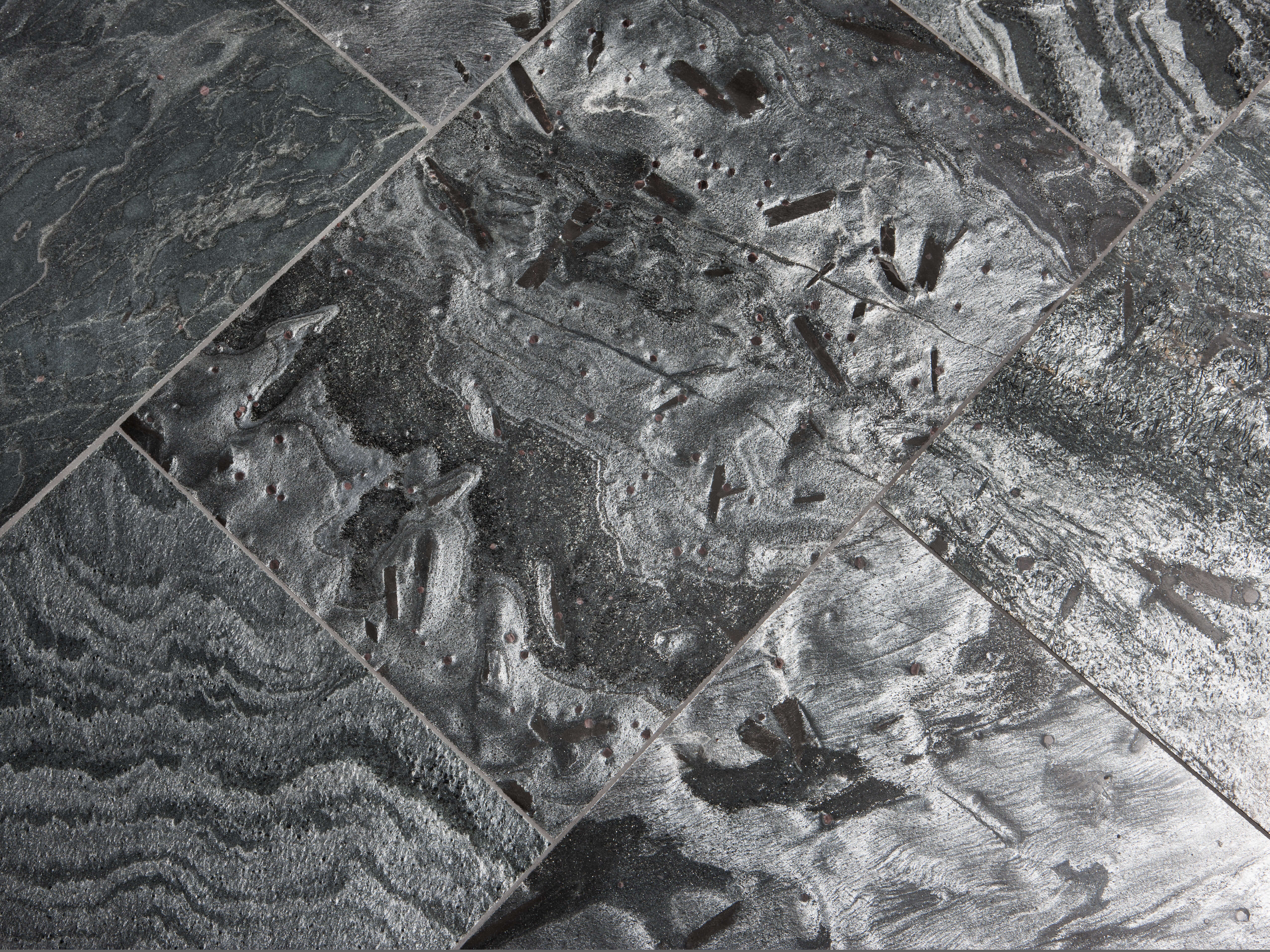 Silver Grey Fliser i kvartsit, sidemontering