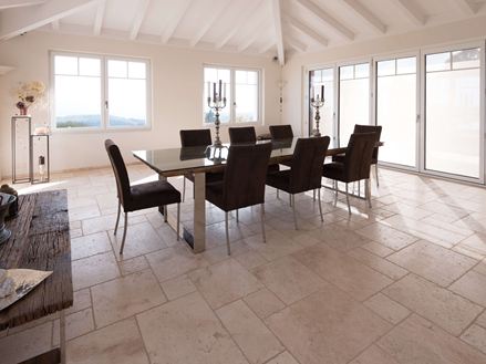 Travertinflise Light tumlet ikke nivelleret108