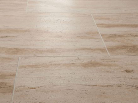 Fliser i Natura, båndede og slebne, set forfra