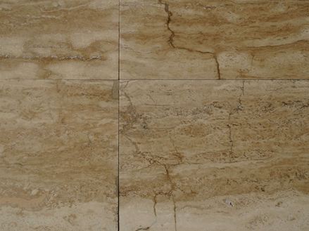 Fliser i travertin Valnød poleret set forfra specialartikel 01