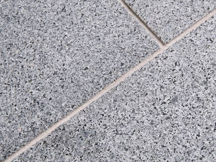 Mundo Grey granitplader, nærbillede