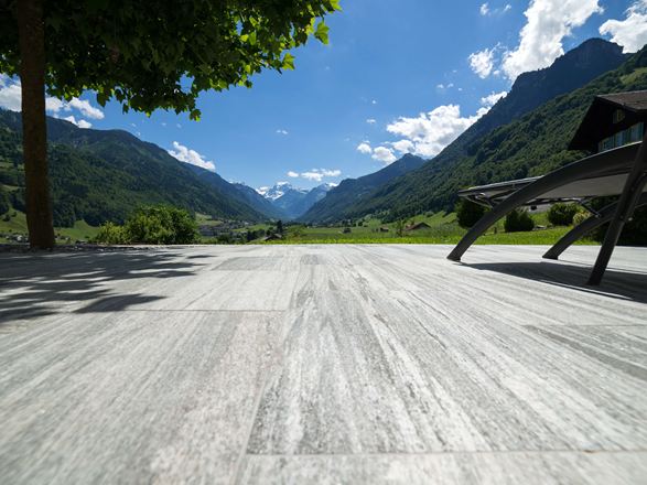 Udsigt fra den schweiziske granitterrasse