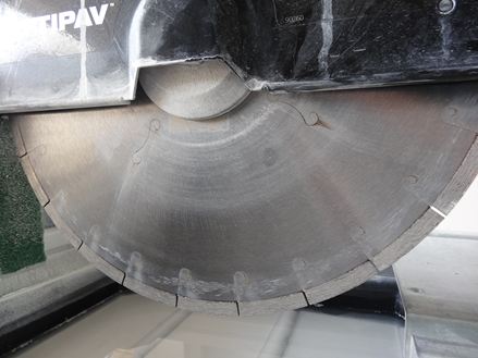 Sav med diamantskive