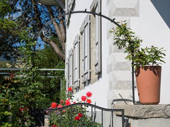 Haven på en schweizisk bondegård