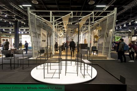 Foto af en udstilling på IMM i Köln