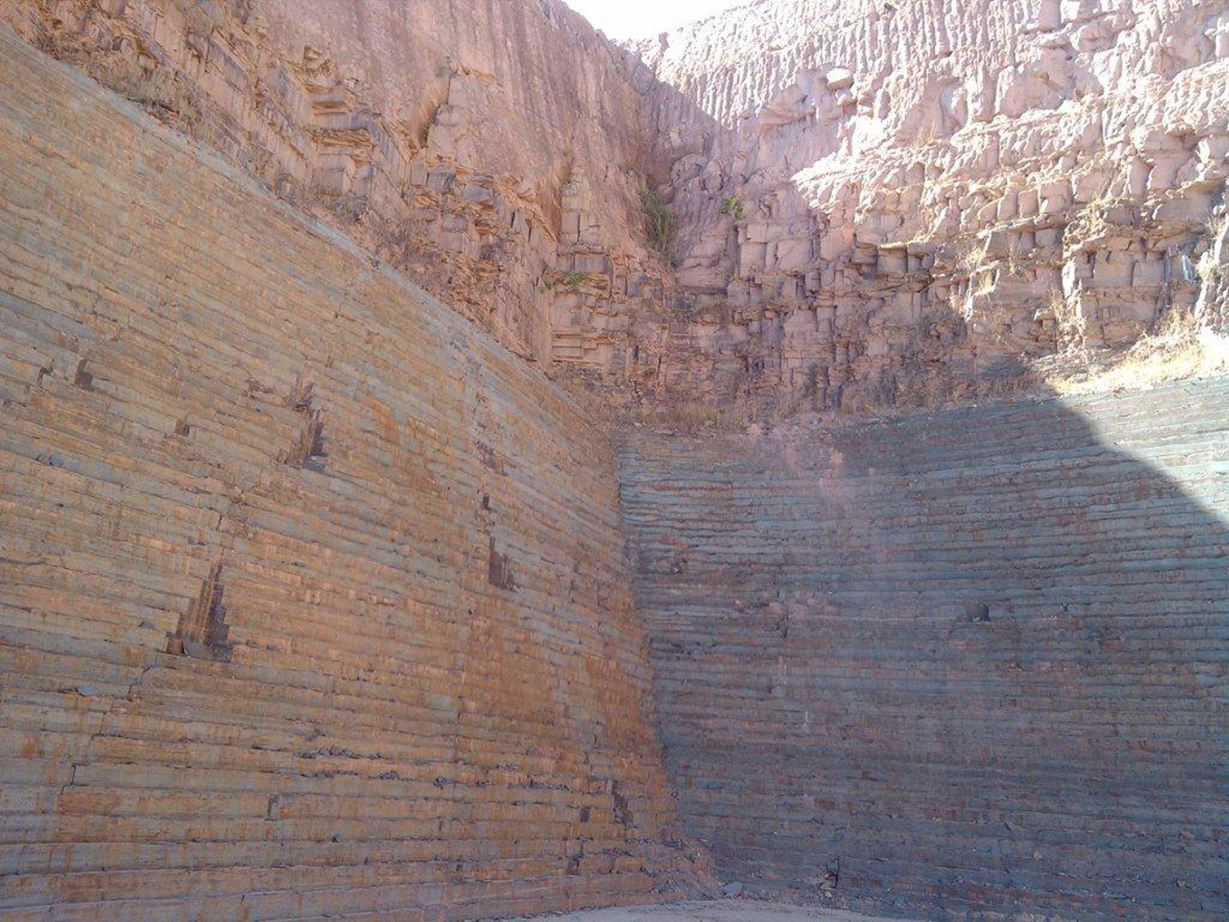 Skiferbruddet i solen